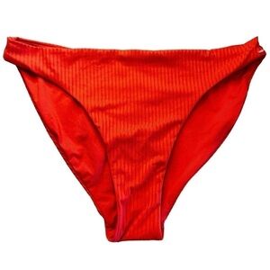 Vitamin A Midori Red Swim Bottoms Size Medium Color Red MSRP $98 NWOT‎